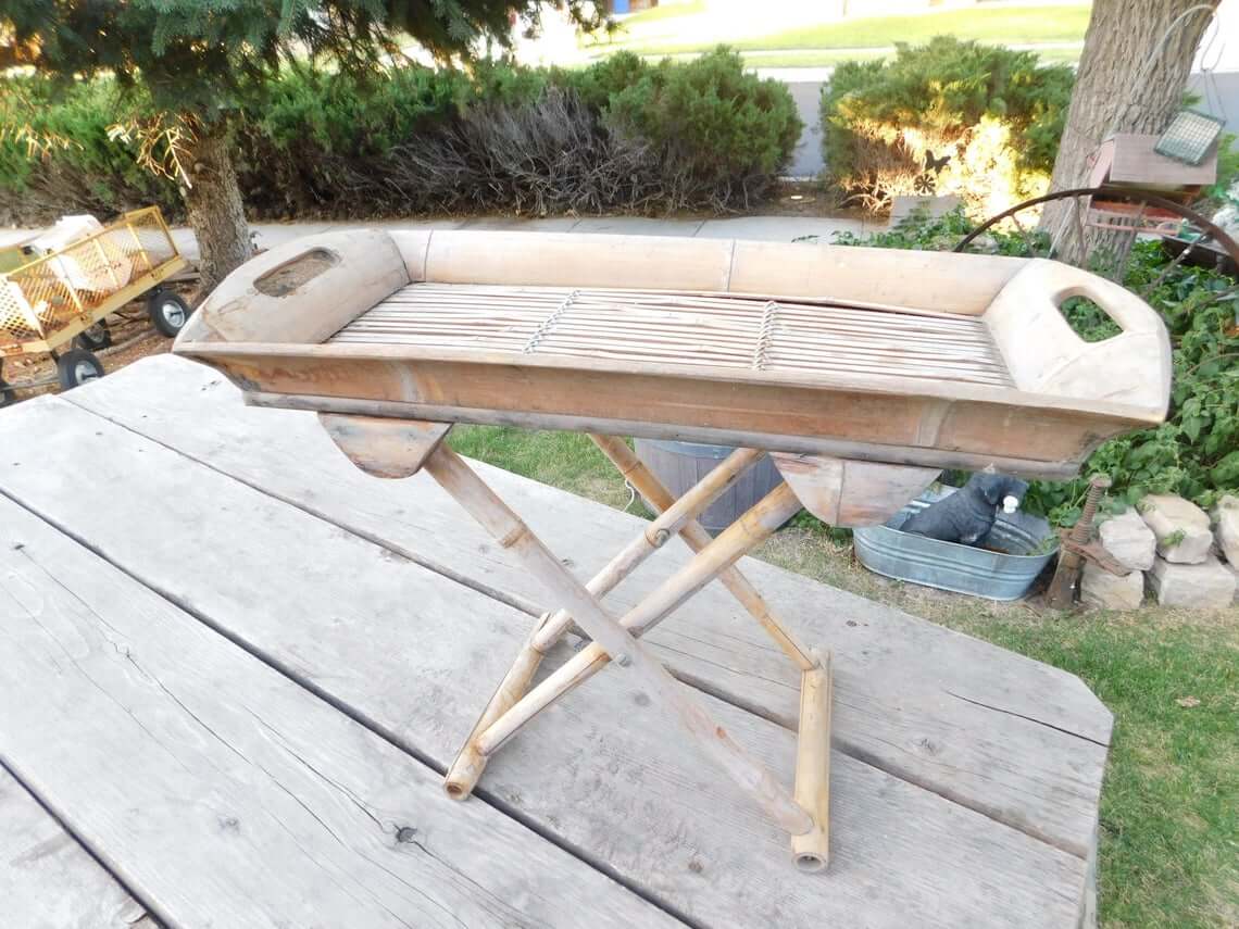 A Bamboo Table For That Tropical Flair