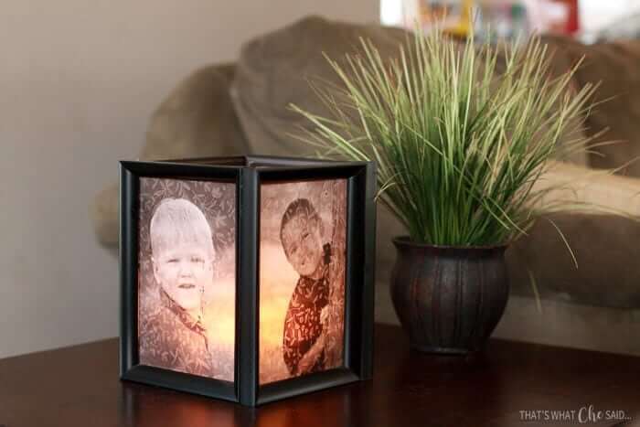 Personalized Illuminated DIY Photo Cube