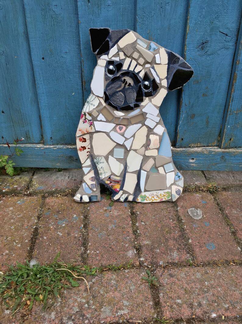 Adorable Animal Mosaic Garden Ornament