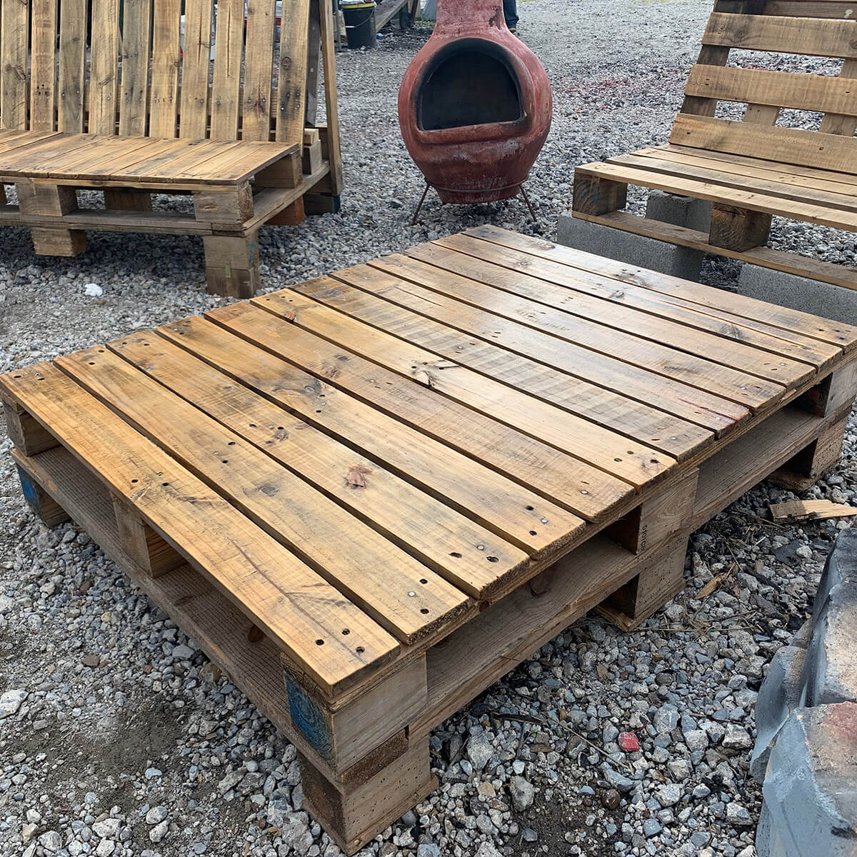 Refurbished Rustic Wooden Pallet Table