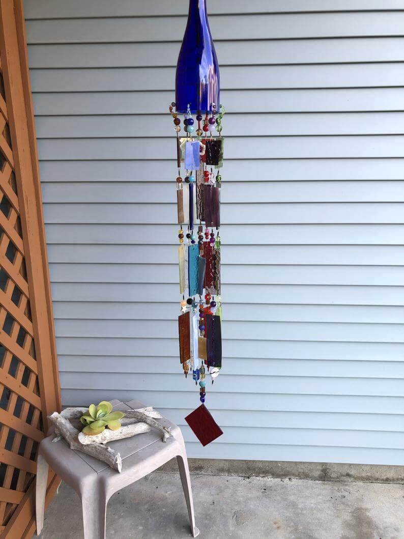 Mosaic Wind Chime Sun Catcher