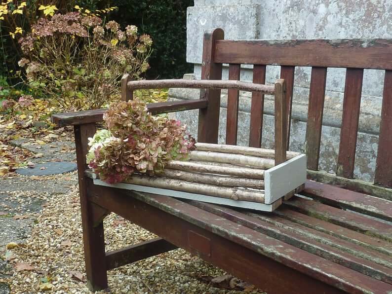 Rustic, Earthly Wooden Garden Trug