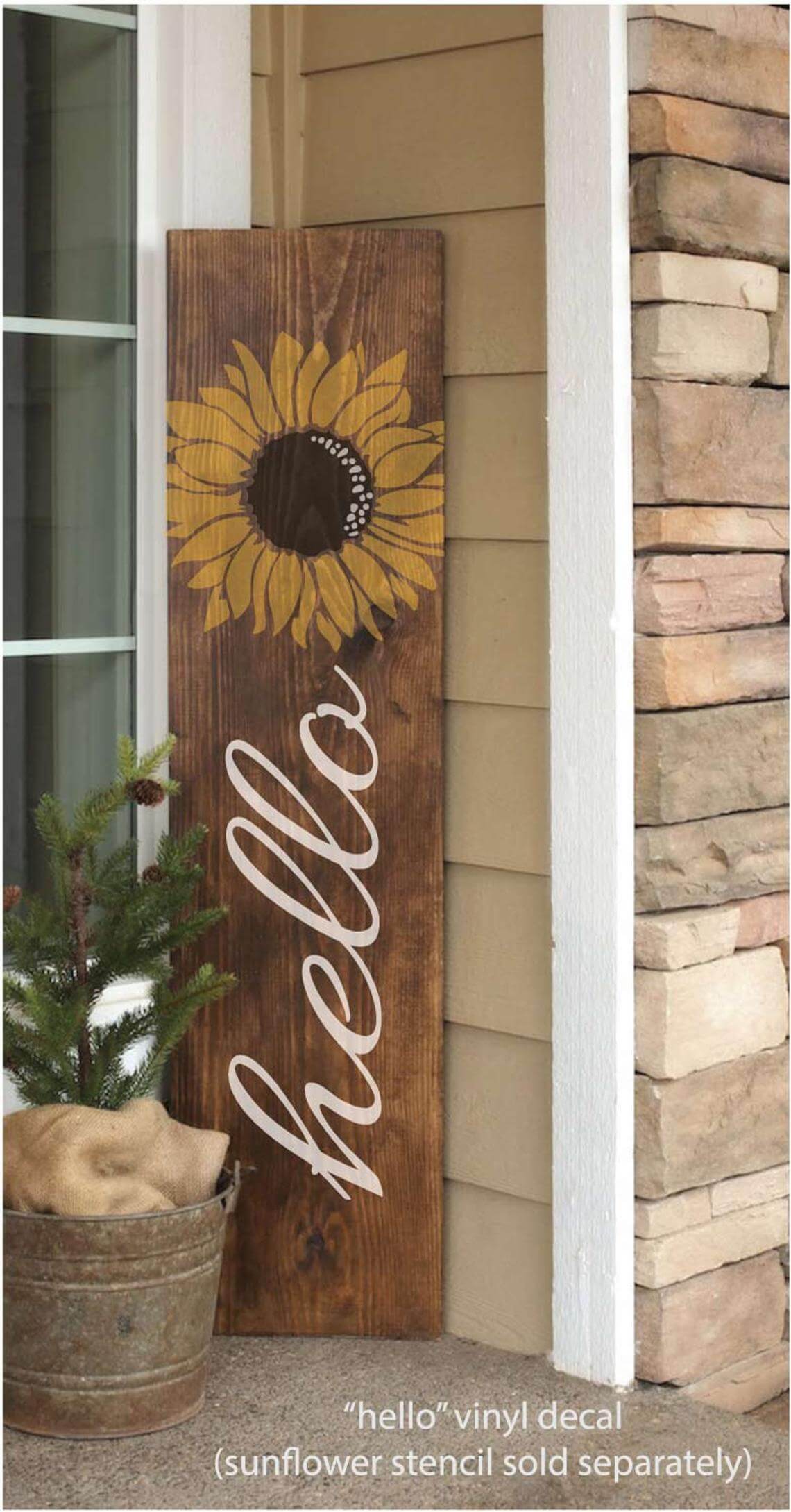 “hello” Vinyl Decal Sign Lettering