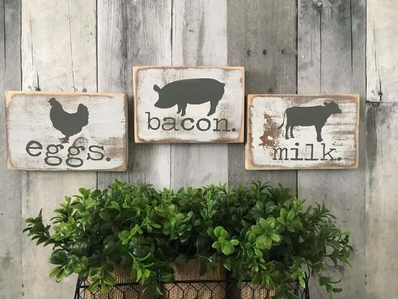 Farm Ranch Style Decorative Signs