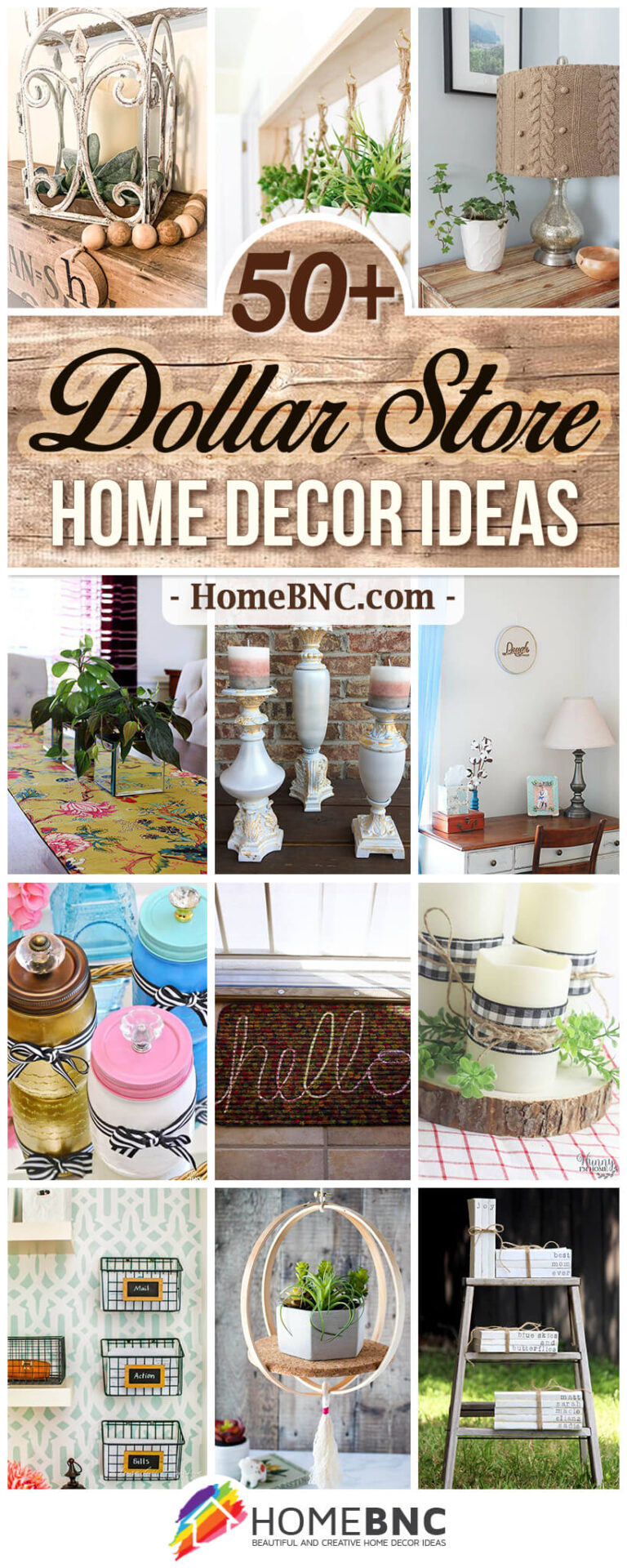 50+ Best DIY Dollar Store Home Decor Ideas and Designs for 2023