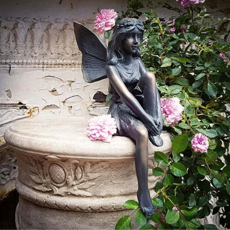 Beautiful Garden Flower Fairy Sculpture