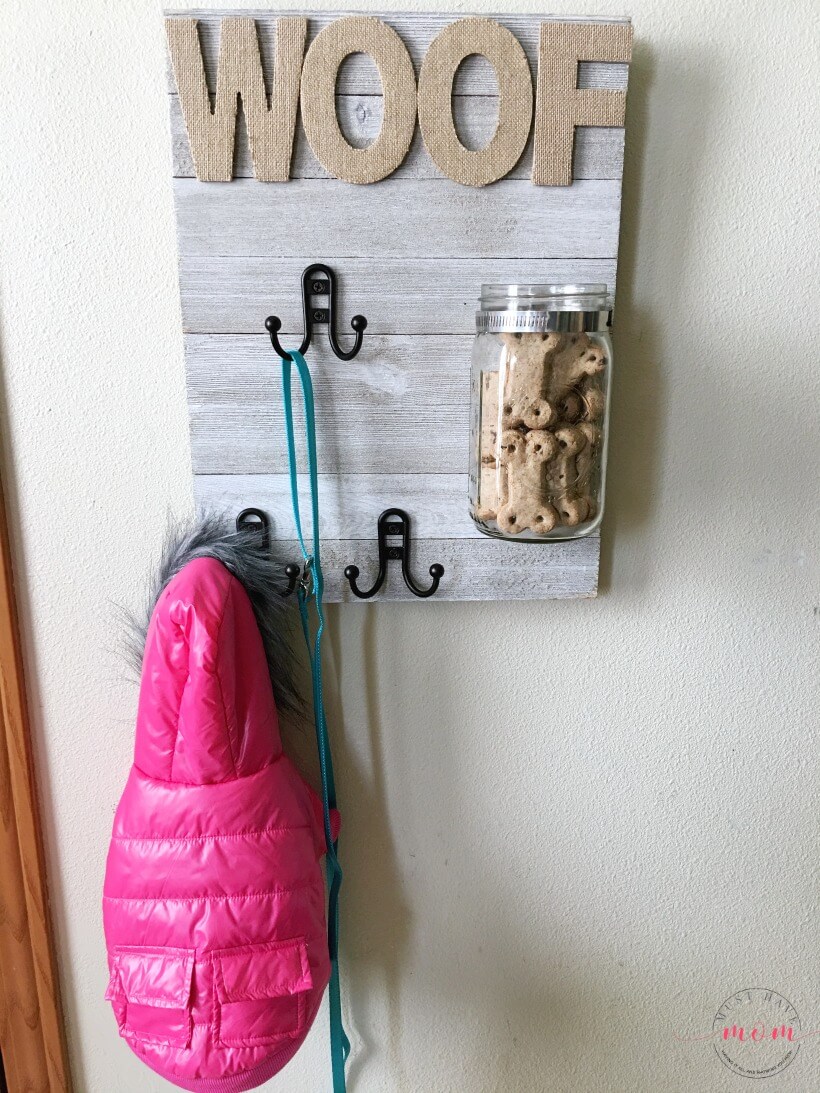 DIY Pet Sign with Treat Jar