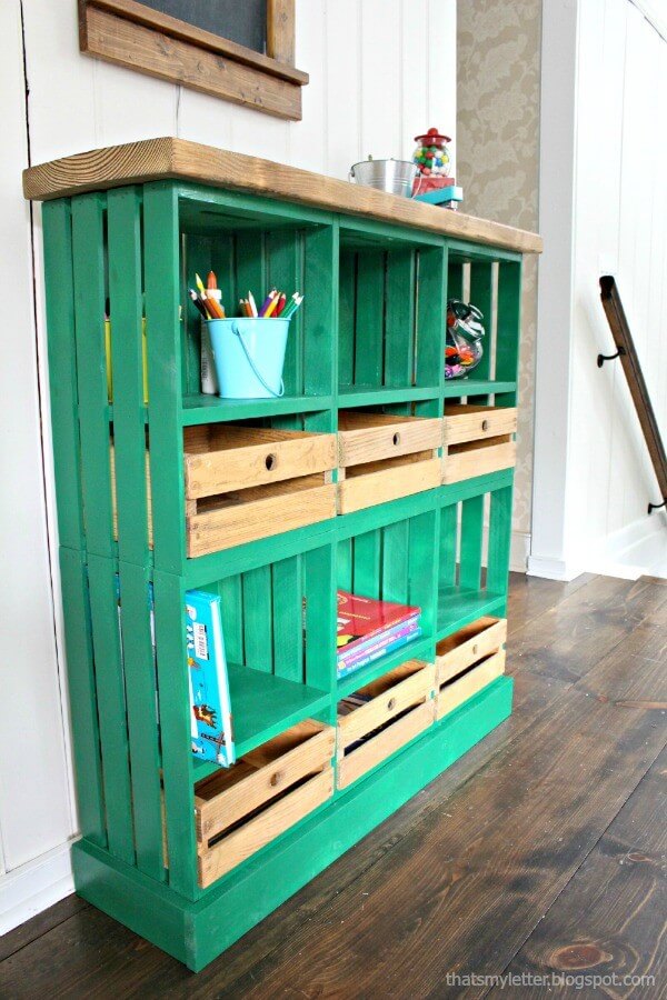 Creative Diy Wood Crate Shelf Ideas, Wooden Crate Wall Shelves