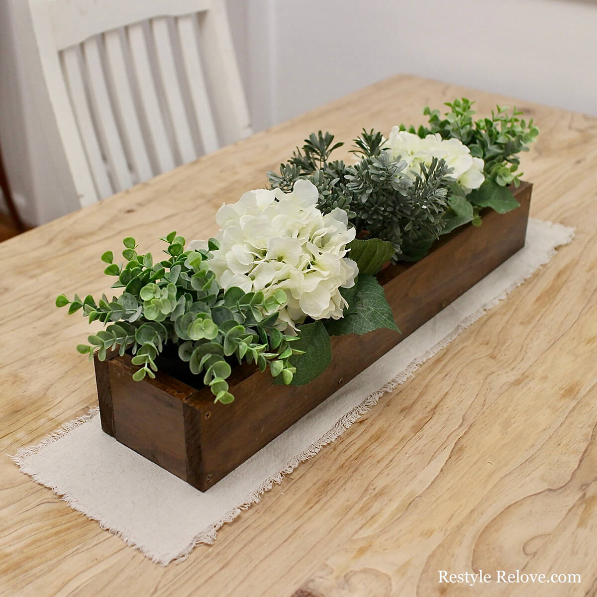 DIY Tiered Flowerbox Centerpiece