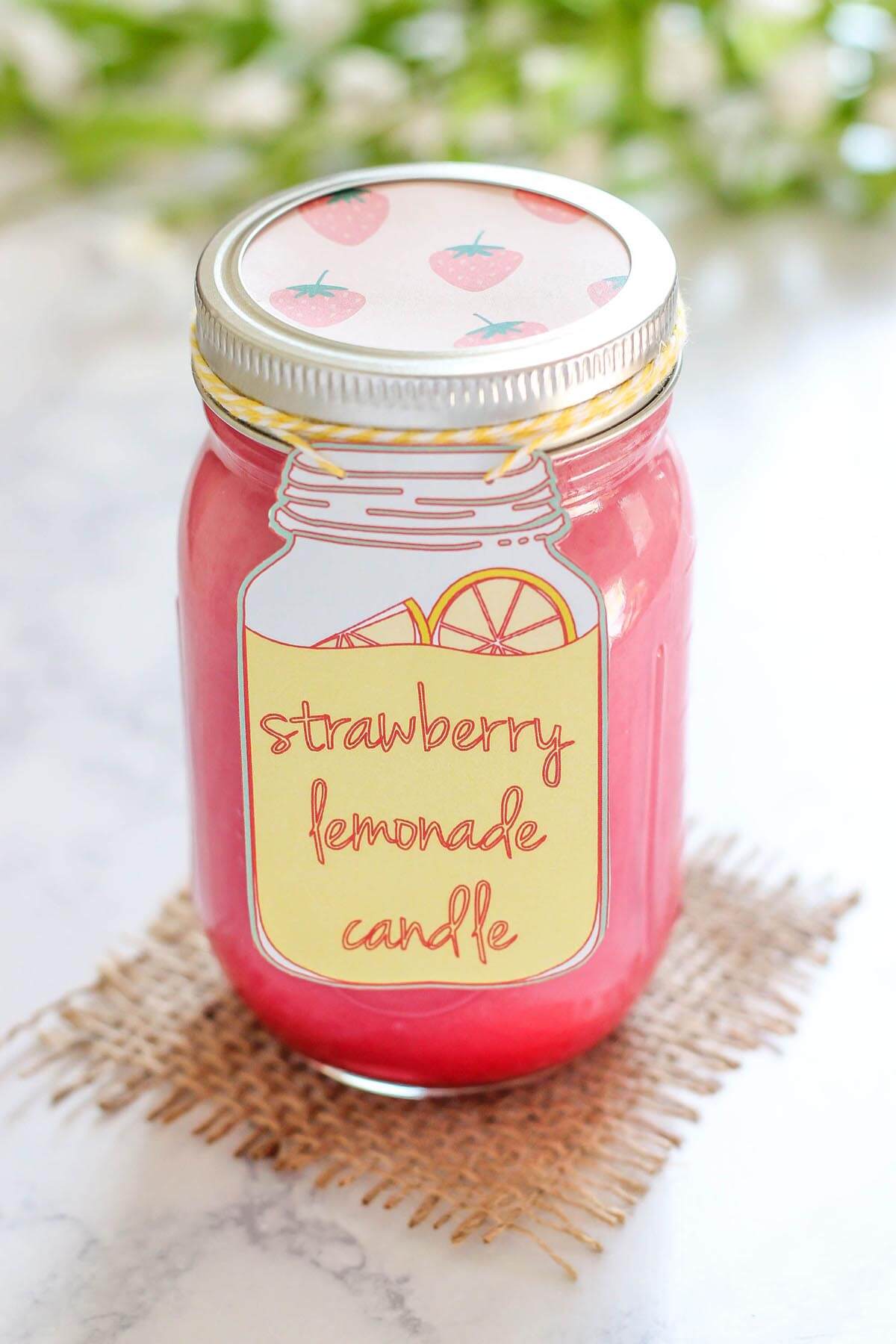 Positively Yummy Strawberry Lemonade Candle