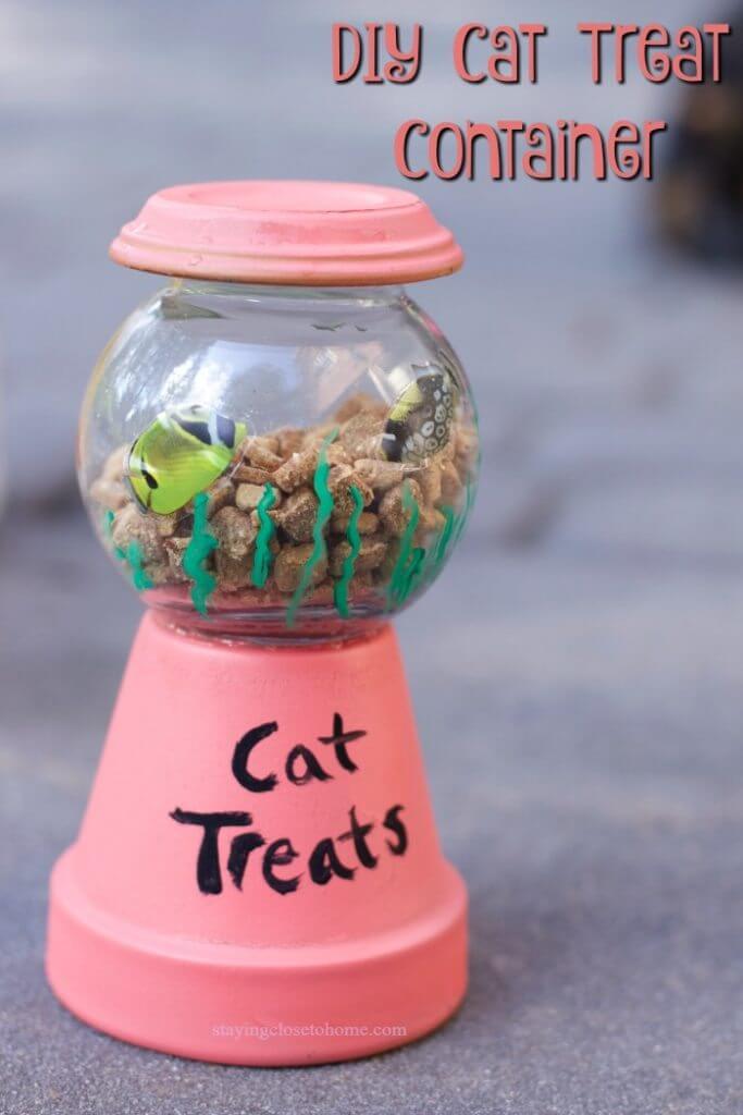 DIY Cat or Dog Treat Holder