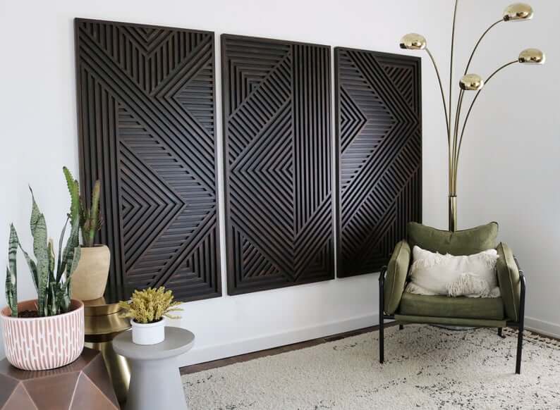 Luxury Coordinating Geometric Panel Set