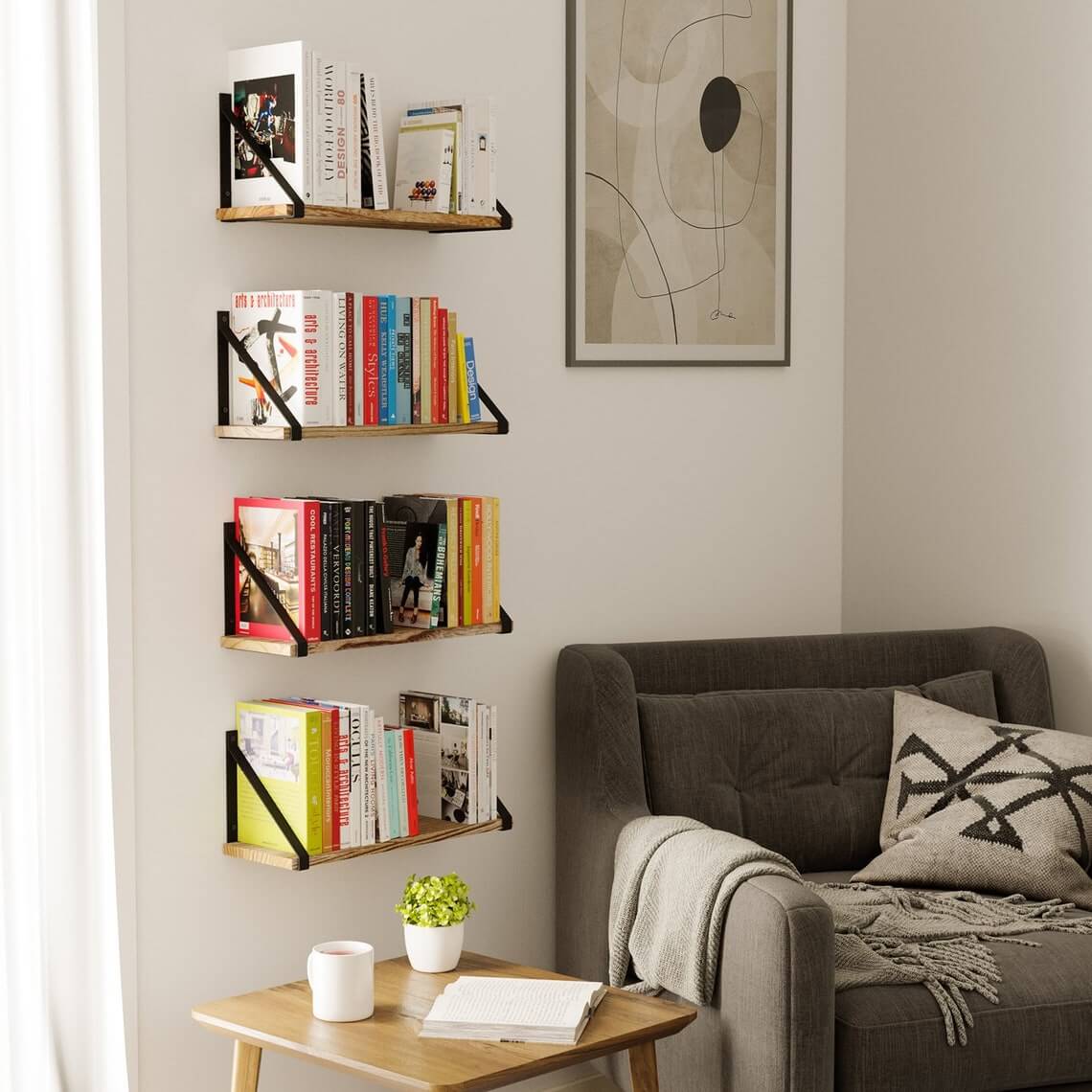 15b Diy Bookshelf Ideas Homebnc 