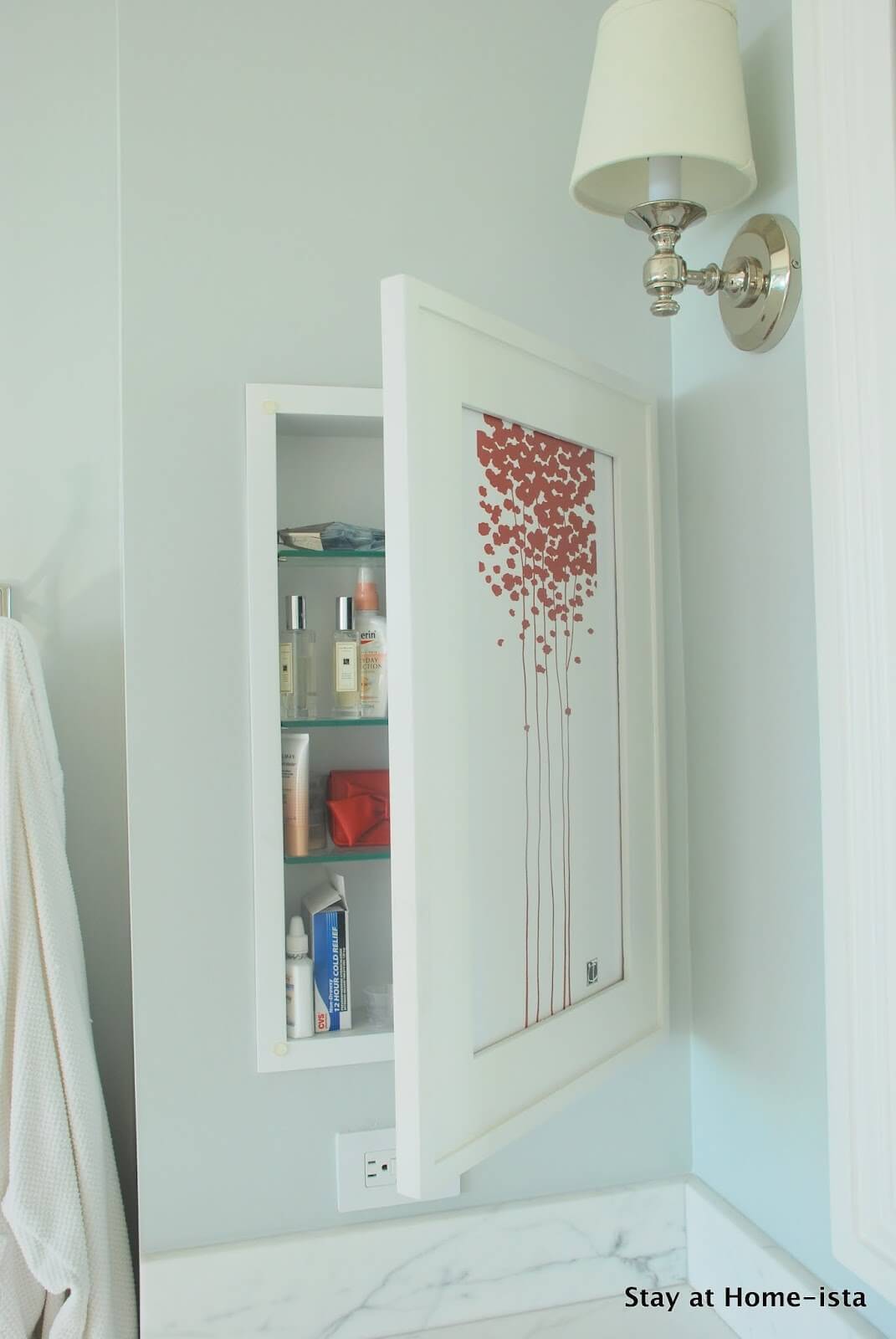 Wall Art Hidden Medicine Cabinet for Bathroom