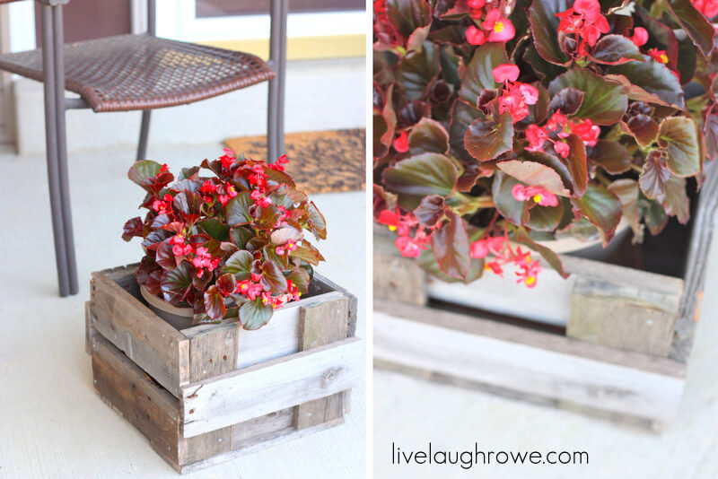 Sweet and Simple Petite Pallet Planter