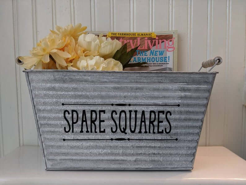 Funny Spare Squares Bathroom Storage