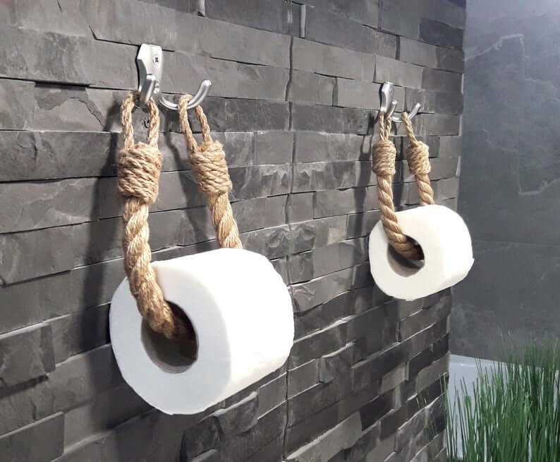 Jute Rope Toilet Paper Holder