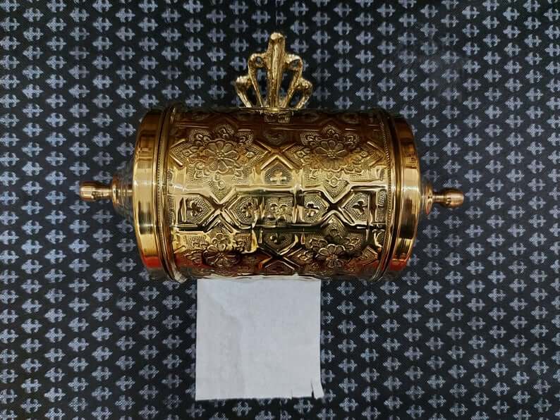 Unique Brass Toilet Paper Holder