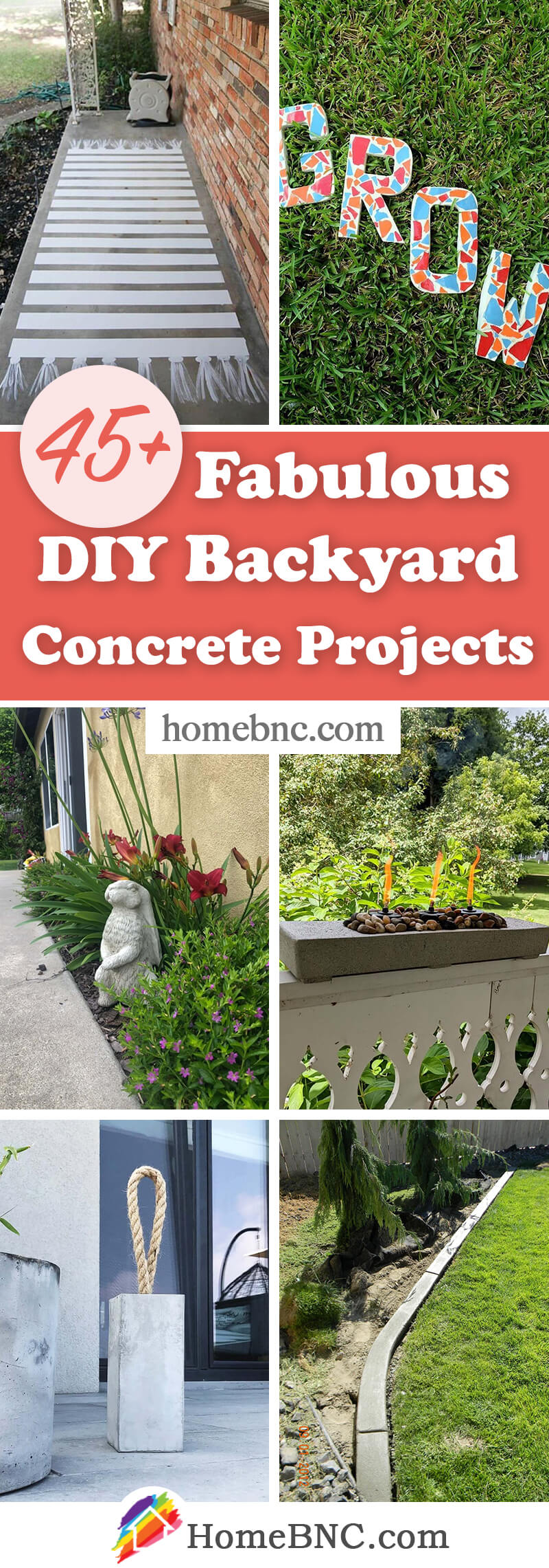 DIY Backyard Concrete Ideas