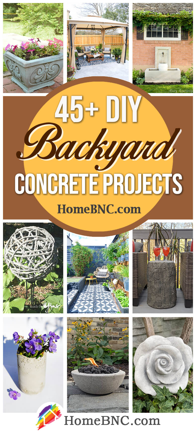 DIY Backyard Concrete Projects