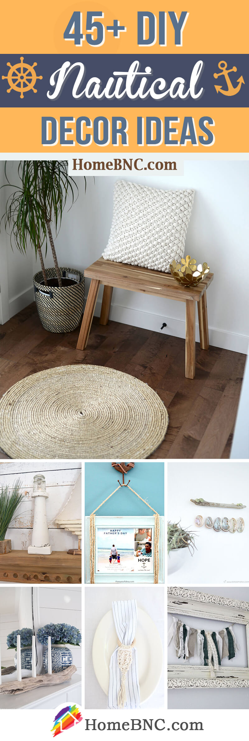 Cheap DIY Nautical Decor Ideas