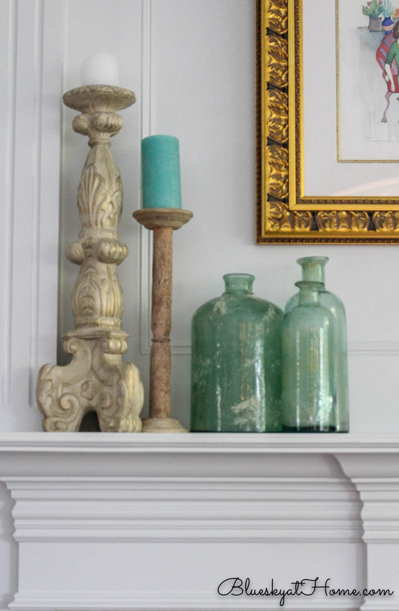 Summer Sea Glass Inspired Mantle