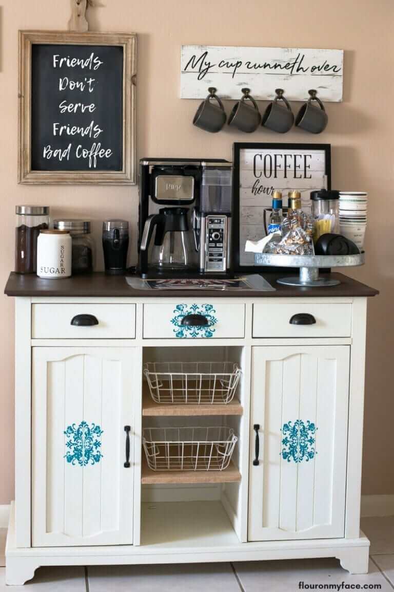 35+ Home Coffee Station Ideas for the Ultimate Café Experience