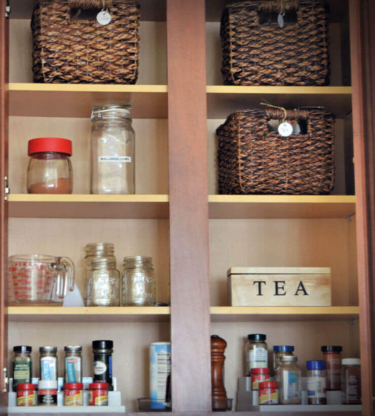 Designated Kitchen Cabinet for Tea and Java
