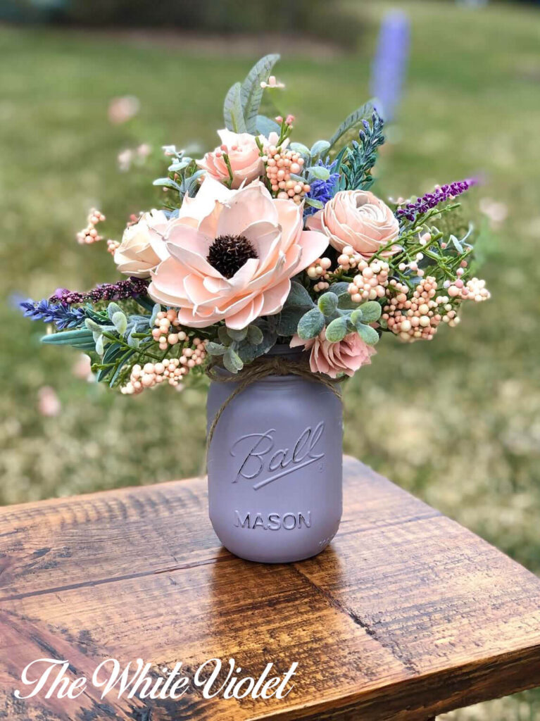 40 Best DIY Mason Jar Flower Arrangement Ideas And Designs For 2023   18c Diy Mason Jar Flower Arrangements Ideas Homebnc V3 767x1024 