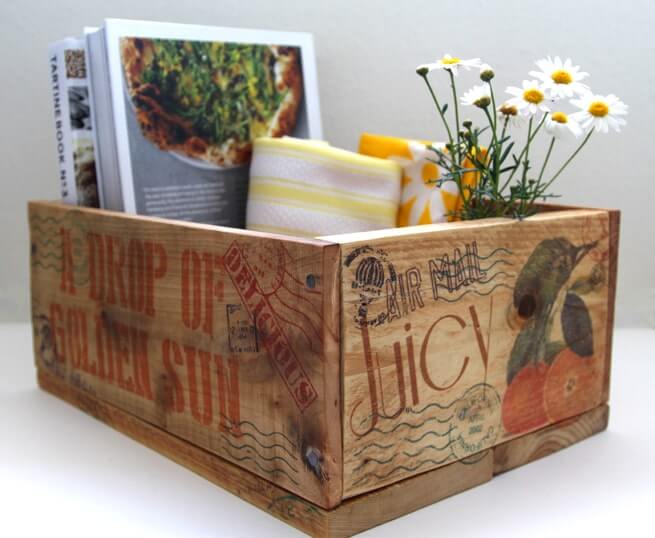 Free Your Bookshelf with a Stylish Storage Box