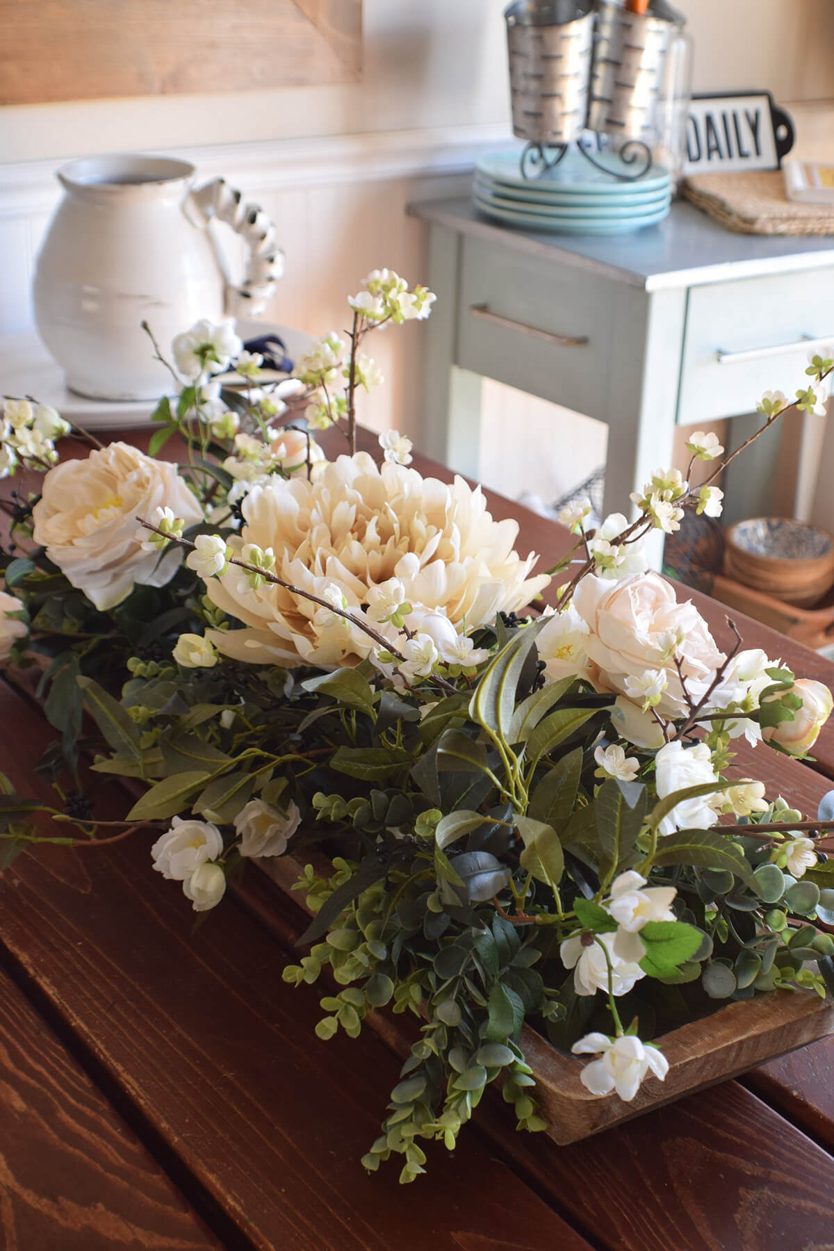 Best Rustic Home Decor Floral Centerpiece