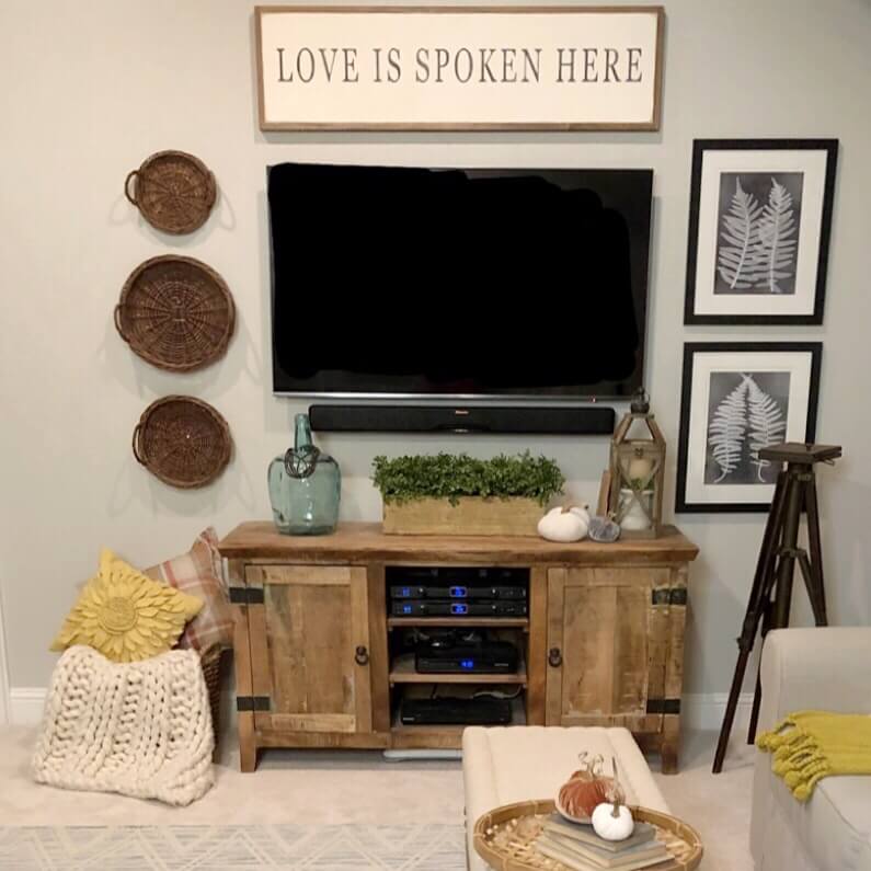 Love is Spoken Here Rustic Wall Art