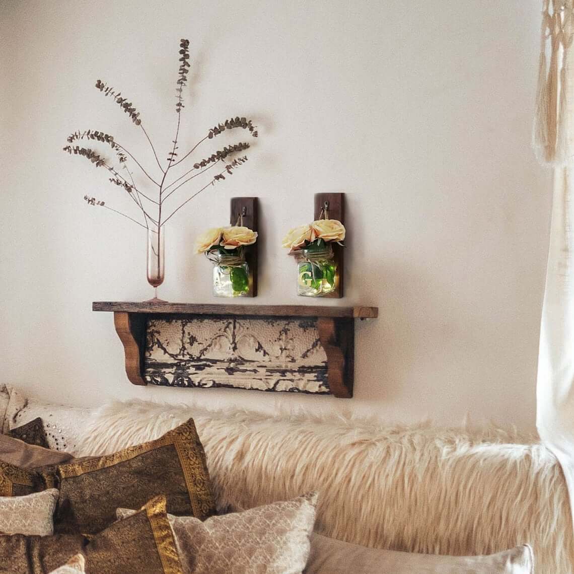 Thiết kế rustic wall decor for living room tạo không gian sống ấm ...