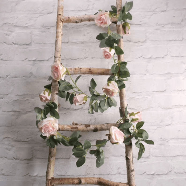 Victorian Romance Blush Pink Flower Garland