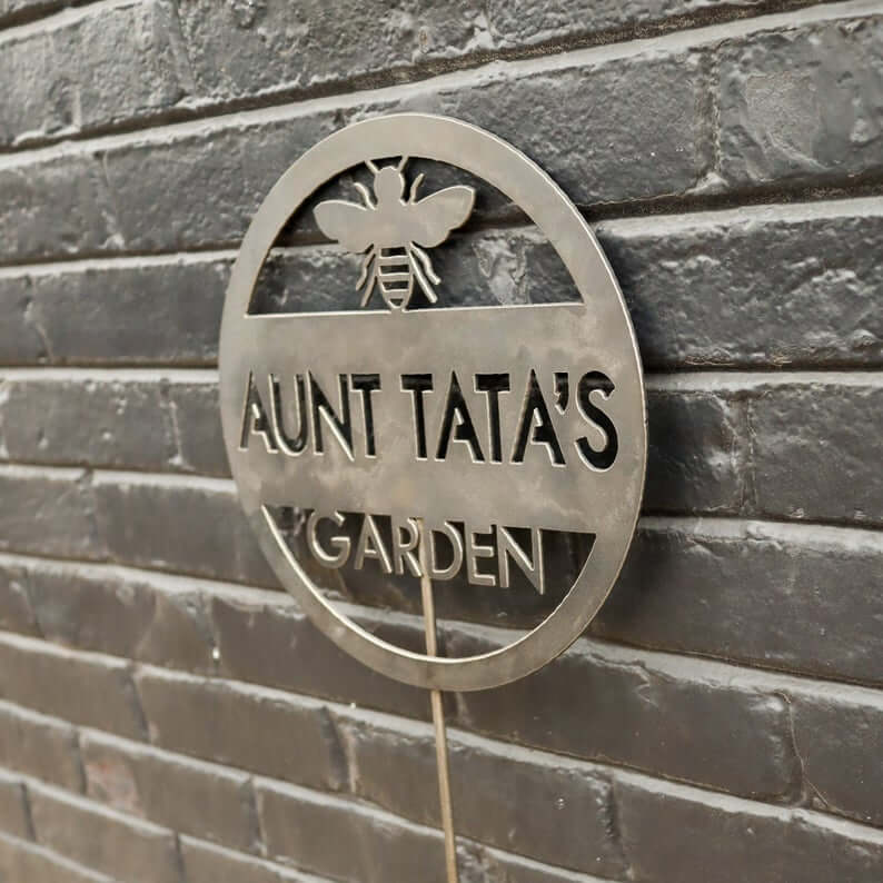 Personalized Garden Marker Metal Sign