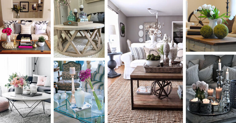 Coffee Table Decorating Designs