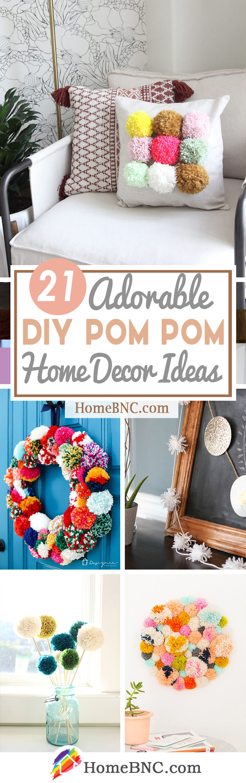 Easy DIY Pom Poms and Patriotic Decor - 100 Directions
