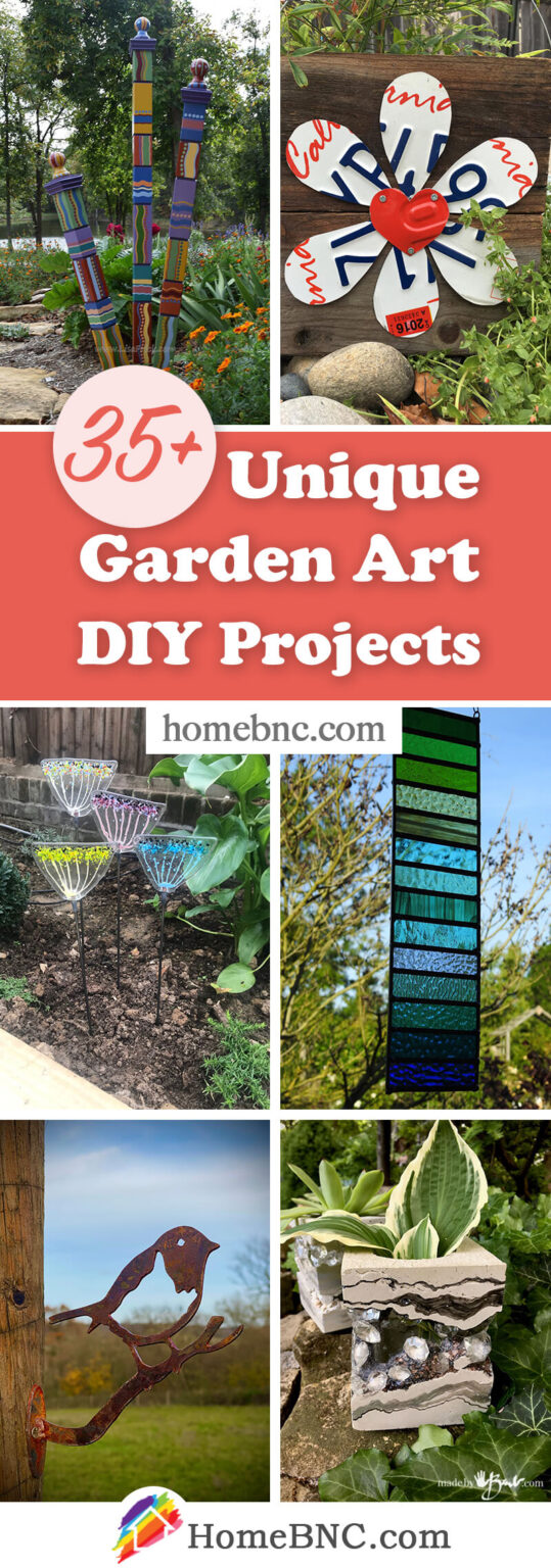 35+ Best Garden Art DIY Projects and Ideas for 2021