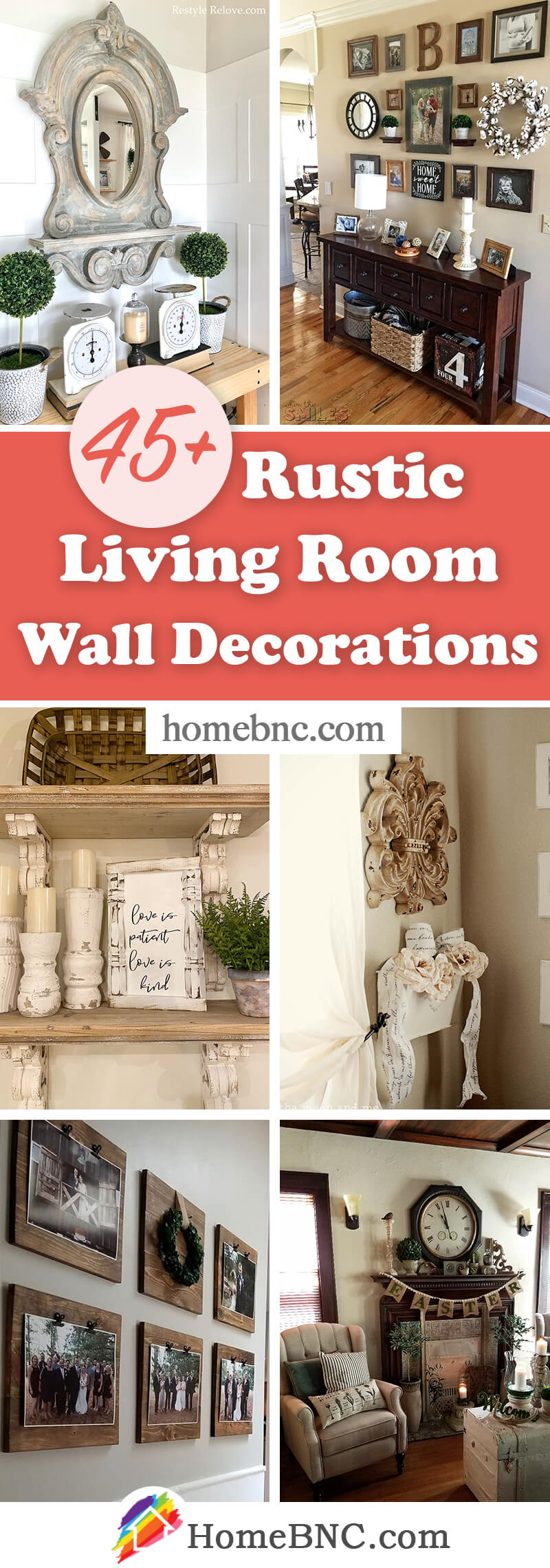 Best Rustic Living Room Wall Decorations