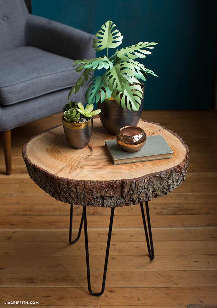 Wooden Log Slices Natural Tree Round Shape Tableware Wedding Creative DIY D6Z2