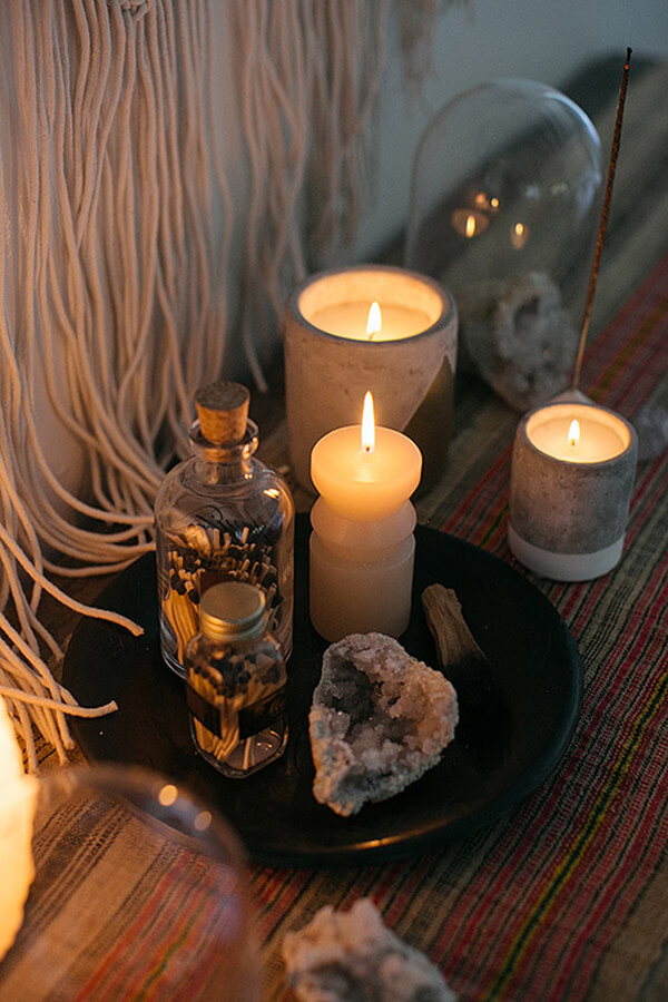 Candles and Focus Crystals
