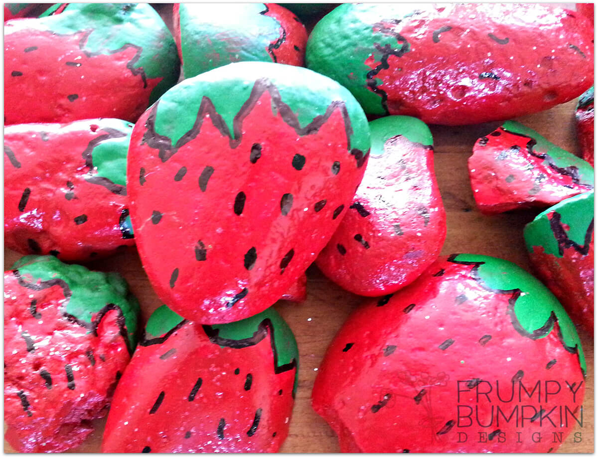 Rock Strawberries for the Birds