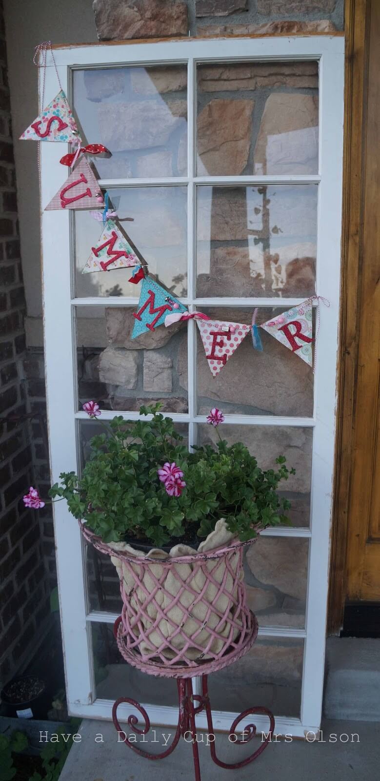 Wonderful Window Backdrop Porch Decor