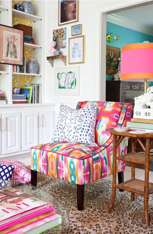 Bright and Cheerful Slipper Chair