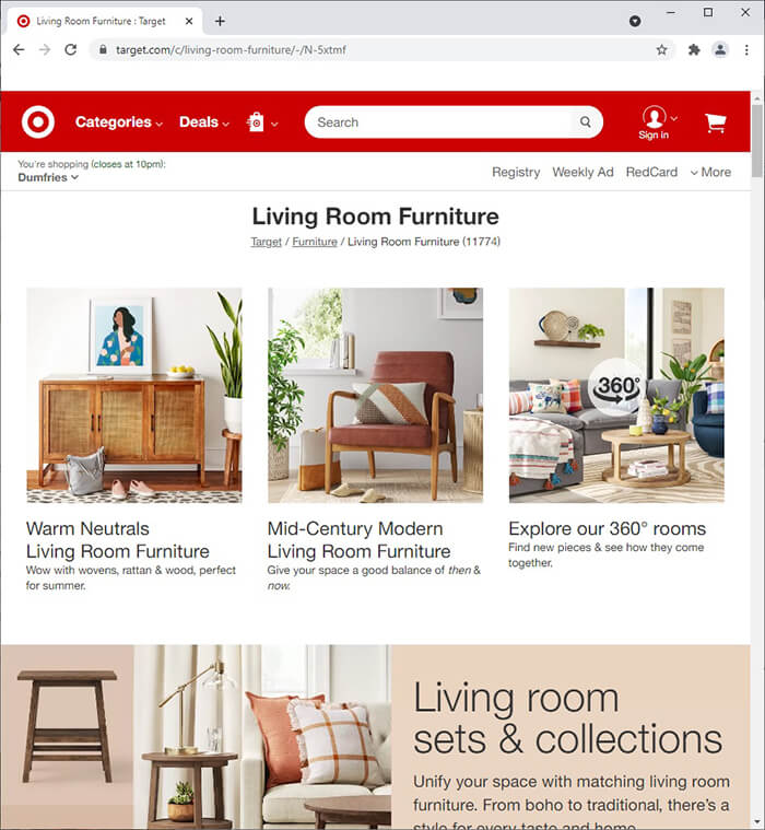 Best websites for on sale affordable furniture