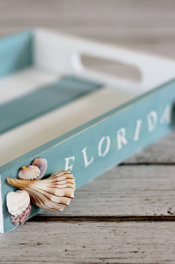 Beach Lover's Coastal Tray Home Decoration