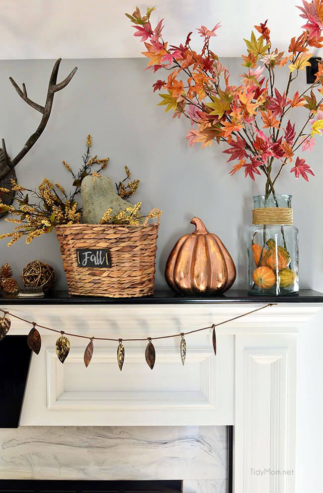 A Copper Pumpkin Amidst Autumn's Splendor