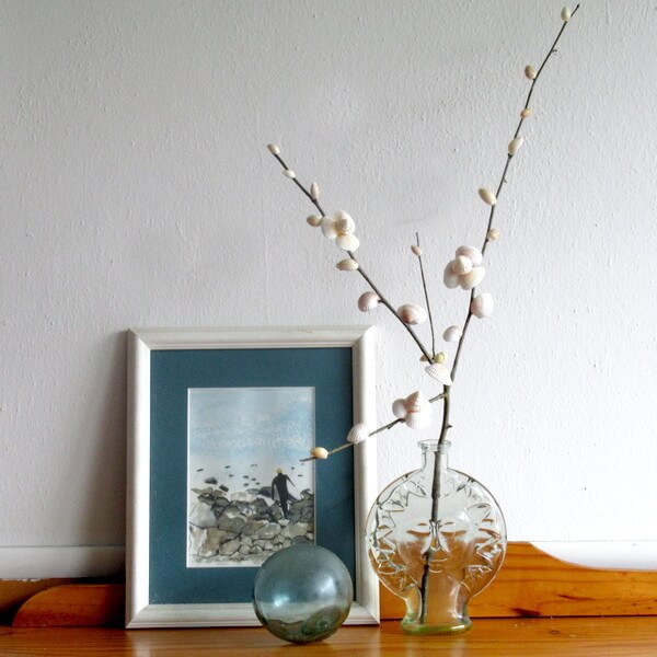 Budding and Blooming Beach Branch Decor