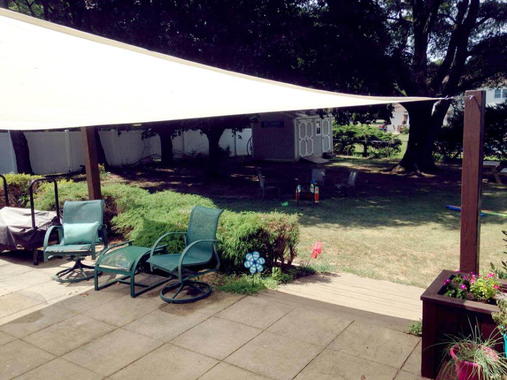 Backyard Comfort with a Sun Shade