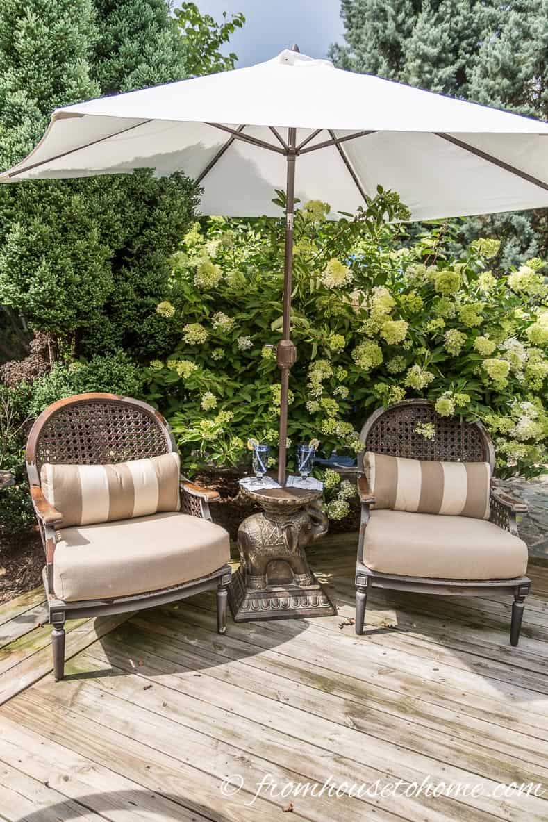 Lovely Seating Area in the Shade